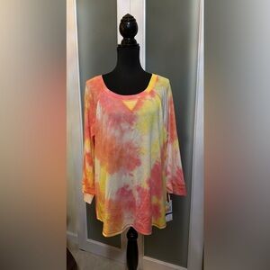Women's Multicolor Tie-Dye Sweatshirt